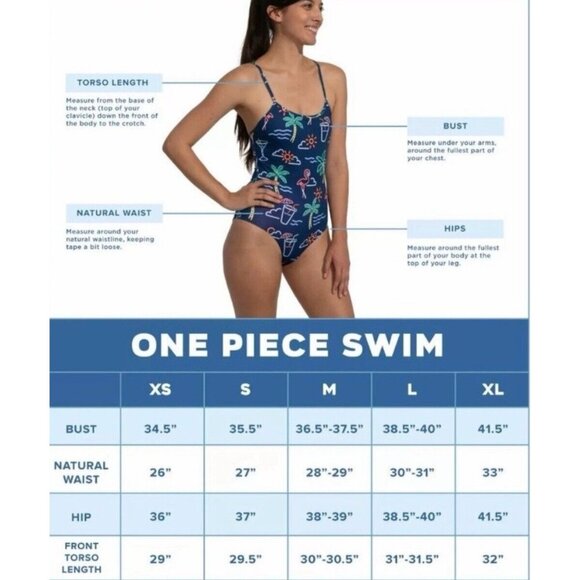 NEW! Chubbies One Piece Swimsuit Neon Pineapple Retro Yellow Women's SZ XS - Picture 9 of 14